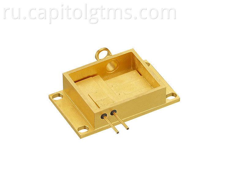 Glass to Metal Sealed Enclosure with Gold Plating